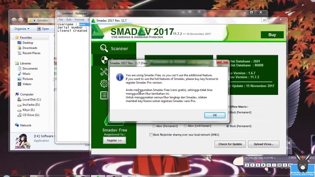 smadav pro registration key 2017