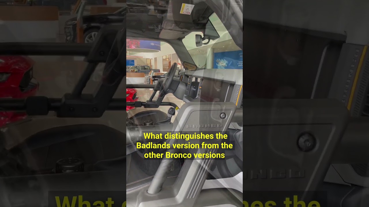 Jump into the rough and tumble of life with the all-new 2023 Ford Bronco Badlands! 