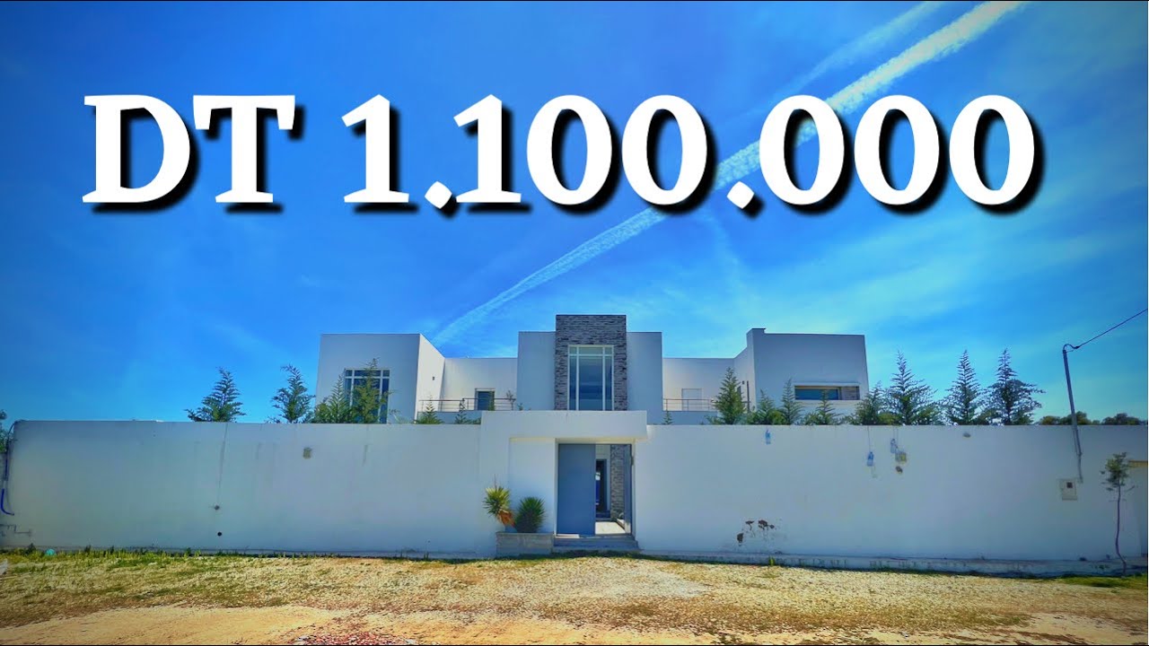 فيلا فخمة في غاية الجمال 😍 للبيع بسعر الارض 💵 في تونس العاصمة  قرب مطار تونس قرطاج 🇹🇳