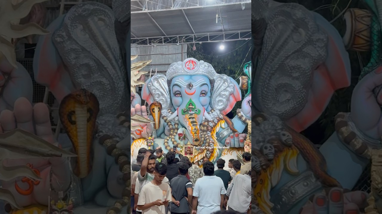 Most Unique Ganesh idol in 2025 | Dhoolpet Ganesh Singh Kalakar Ganesh 2025 