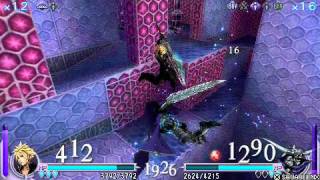 Dissidia Final Fantasy - Cloud vs Garland (Free Fight)