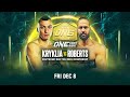 ONE Fight Night 17: Kryklia vs. Roberts