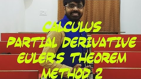 PARTIAL DERIVATIVE - EULER