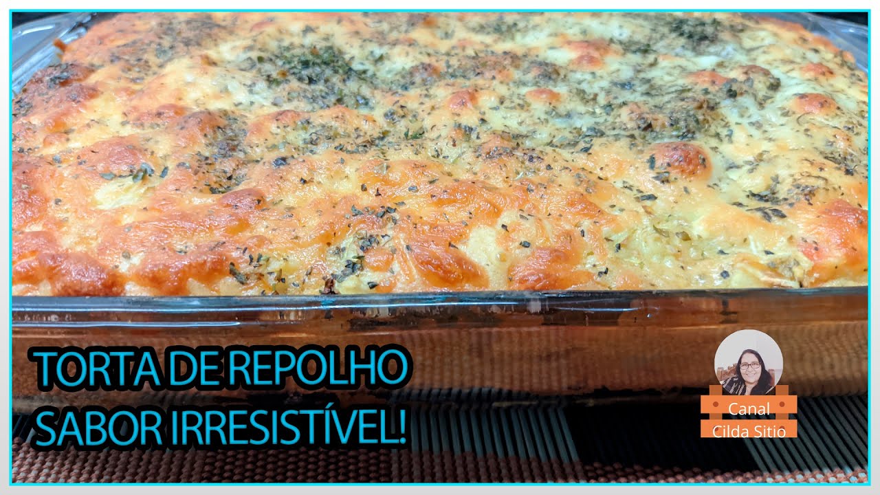 TORTA DE REPOLHO COM SABOR IRRESISTÍVEL!