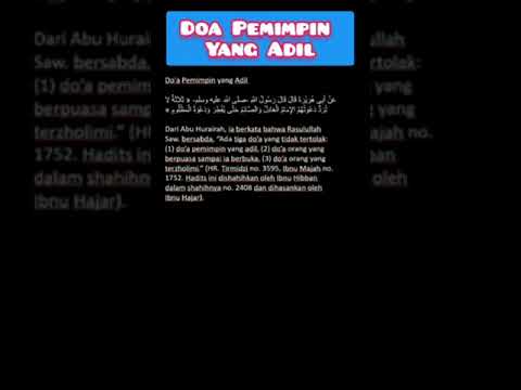 Doa Pemimpin Yang Adil I Hadits @yaminhasibuan319 #yaminhasibuan #shorts