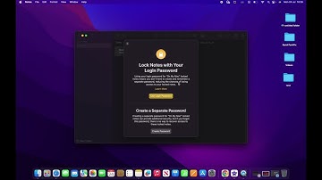 How to lock notes on MacBook Pro
