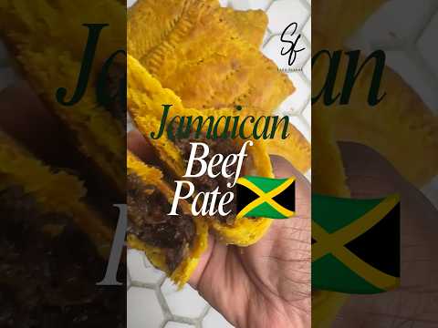 Flaky, Jamaican Beef Pate #jamaican #beefpatty #shortsvideo