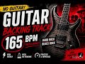 🔥 Guitar Backing Track 165 BPM | Hard Rock Blues Jam