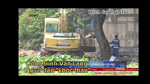 Công trình thi công của Trường Đại học Văn Lang lầm cho người dân "khóc than "!