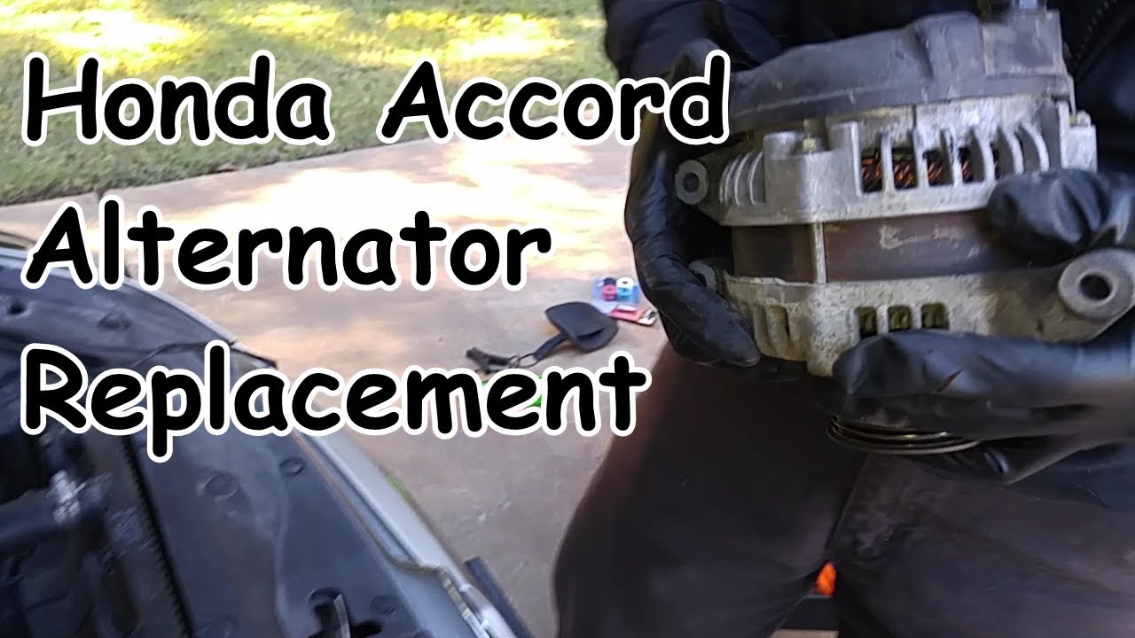 Honda / Acura Alternator Replacement - 2.4L I4 Engine - YouTube
