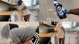 DEEP CLEAN MY NEW HOUSE WITH ME | *extreme* cleaning motivation, move in clean, & whole house clean