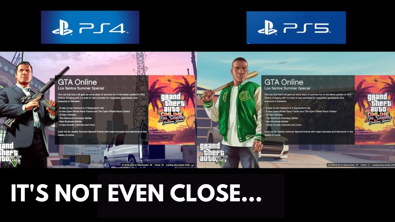 GTA 5 loads three times faster on PS5 than on PS4: time comparison -  Meristation