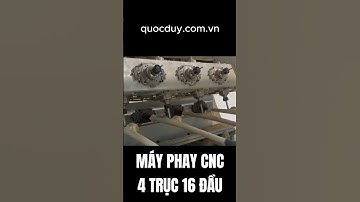 Máy phay cnc 4 trục 16 đầu, gia công chân ghế | Máy chế biến gỗ Semac #shorts