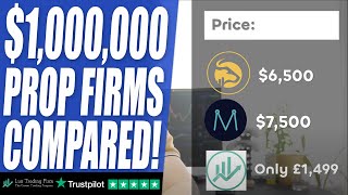 Top Prop Firms with $1,000,000 Accounts Compared!