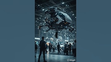 2025 Robot Expo Drone Driving Test #drone #robotics #futuretech