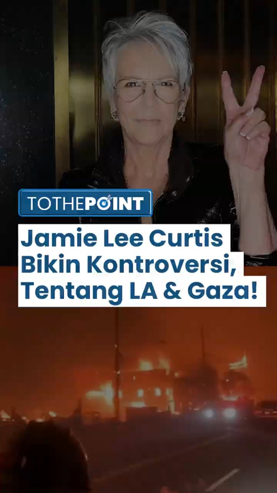 Artis Jamie Lee Curtis Bikin Kontroversi, Samakan LA dengan Gaza hingga Pakai Foto Anak Palestina!