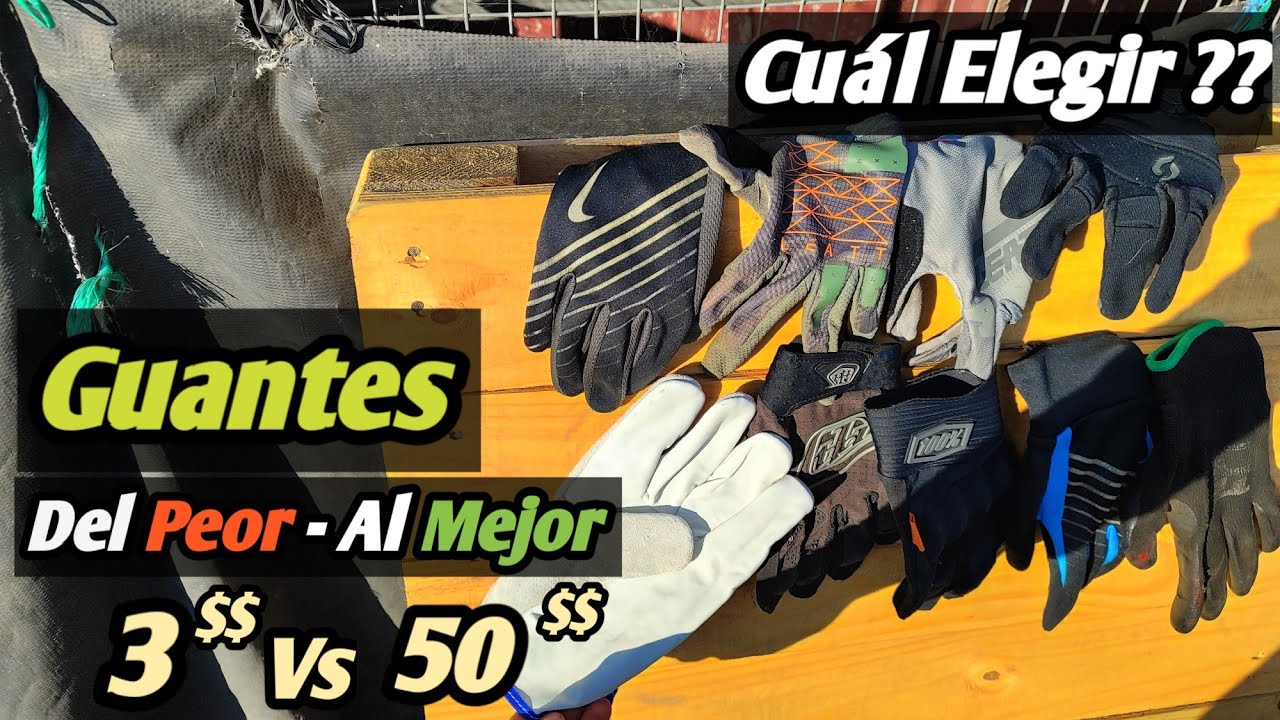 🌘Tipos de  Guantes para Bicicleta MTB | Guantes Baratos Vs Caros 🏆⚠️