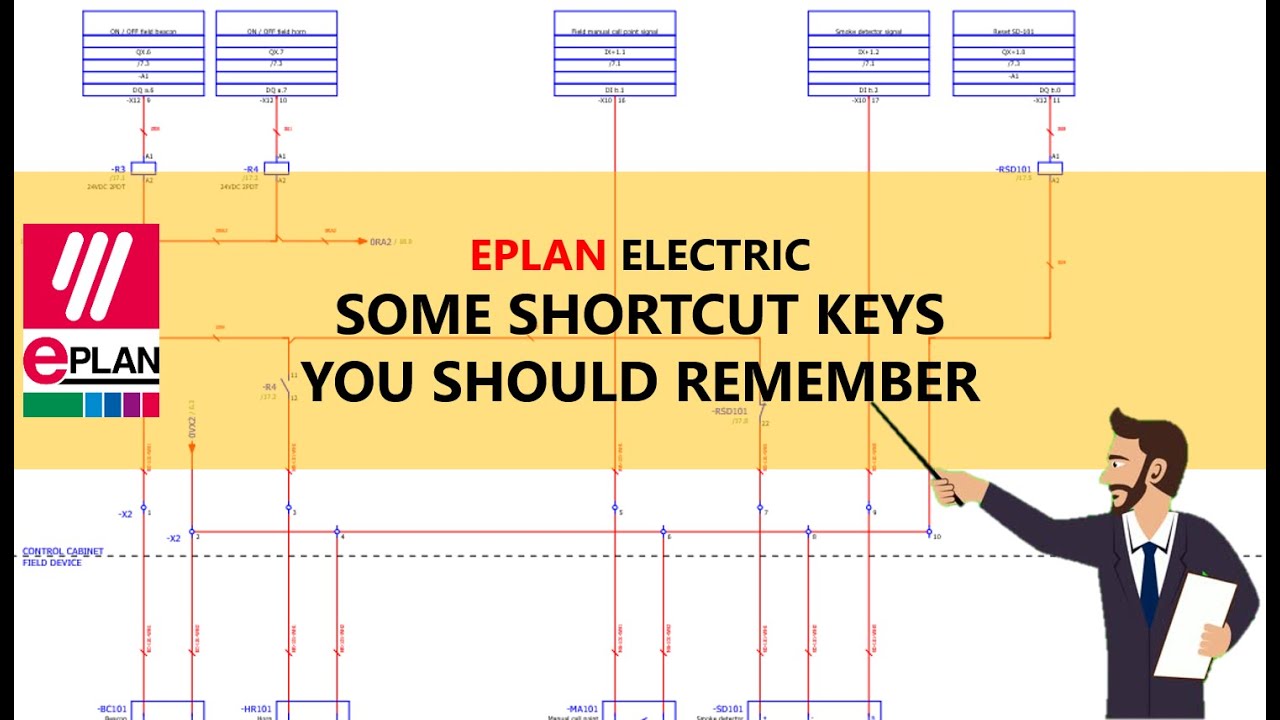 EPLAN ELECTRIC - SOME SHORTCUT KEYS YOU SHOULD REMEMBER
