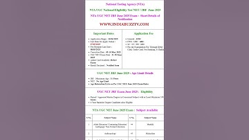 NTA UGC NET June 2025 Examination Apply Online Form #nta  #latestgovtjobs #onlineform #job #ugc
