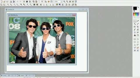 Picture In Text On Photofiltre