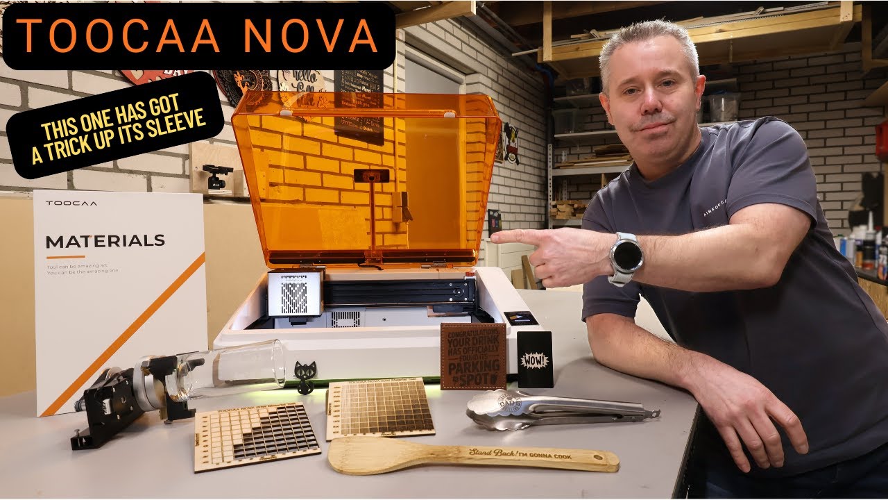 TOOCAA NOVA, this Laser Engraver has got a trick up its sleeve