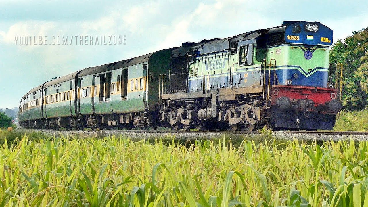 Single Line Diesel Trains | Bangalore - Hosur | Garibrath Express ...
