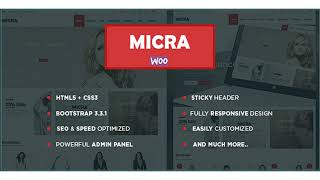 Micra - Auto Parts Store Woocommerce Wordpress Theme Themeforest Website Templates And Themes