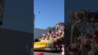 Rose Queen And Her Court At Pasadena Tournament Of Roses.