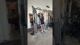 Neutral Grip pullup ISO qt bottom #workoutexercise #pullups