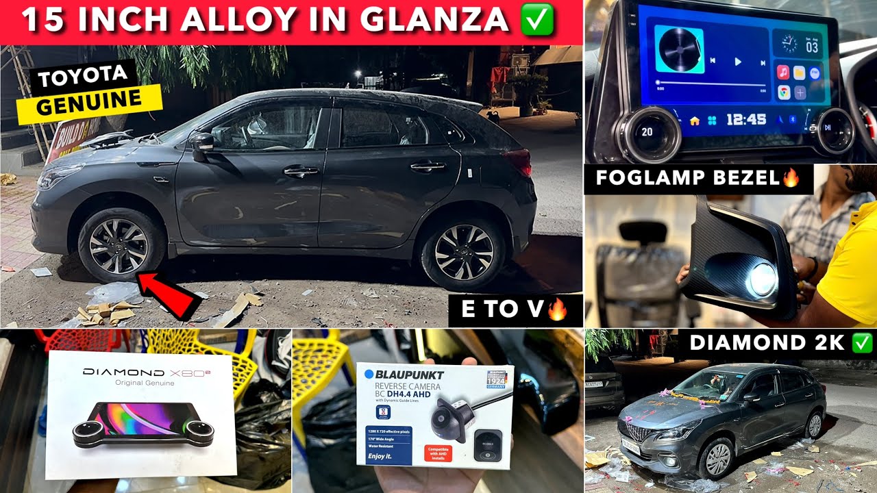 2025 GLANZA BASE TO TOP MODIFIED | GLANZA MODIFICATION WITH PRICE🔥TOYOTA GLANZA BASE MODEL MODIFIED