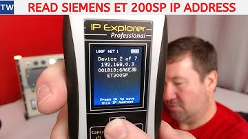 Read a Siemens SIMATIC ET 200SP Distributed I/O IP Address