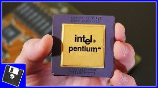 Building A Vintage Pentium 75 Gold Cap Socket 5 Computer!