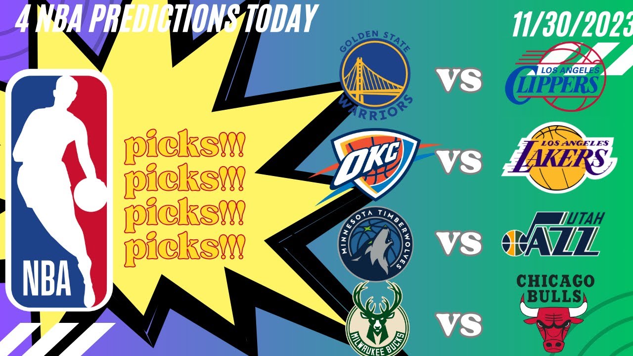 4 nba prizepicks today 11/30/23 nba picks today and nba predictions today YouTube