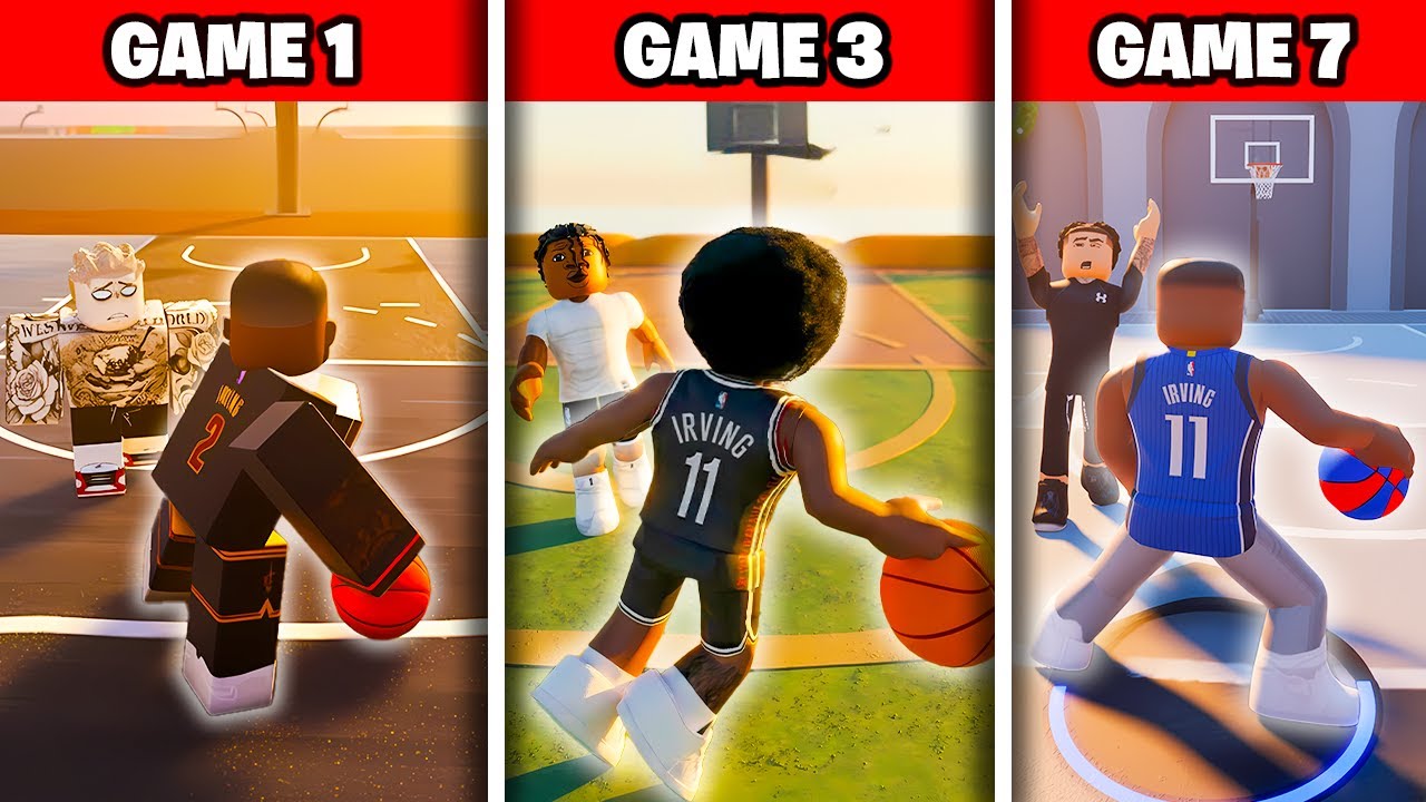 I Broke Ankles as KYRIE IRVING in EVERY Roblox Basketball Game - YouTube