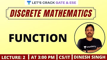 L2: Function | Discrete Mathematics | Engineering Mathematics | GATE/ESE 2021