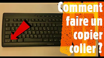 Comment faire un copier coller avec le clavier ?