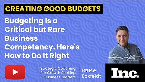 Mastering Budgeting: The Key to Project Success | Bruce Eckfeldt