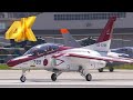 [4K[ブルーもいいけどレッドなT-4もカッコいい! 航空自衛隊入間基地