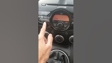 How to Adjust The Clock Mazda 2 2009 - 2014