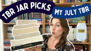 TBR prompt jar chooses my July TBR! 🫙📚 | JULY TBR