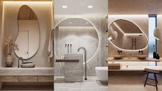 100 Small Bathroom Design Ideas 2024 | Bathroom mirrors Ideas | Modern Bathroom tiles design