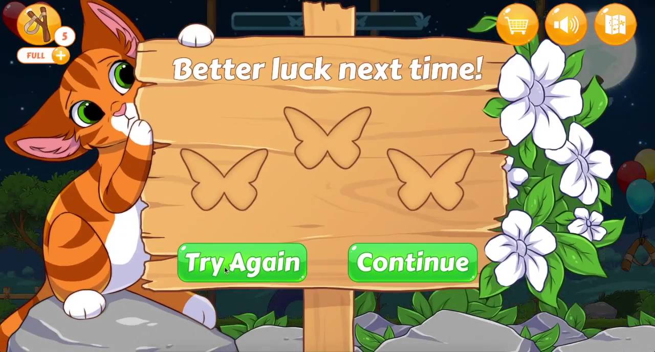 Sling a Kitty: Level 40