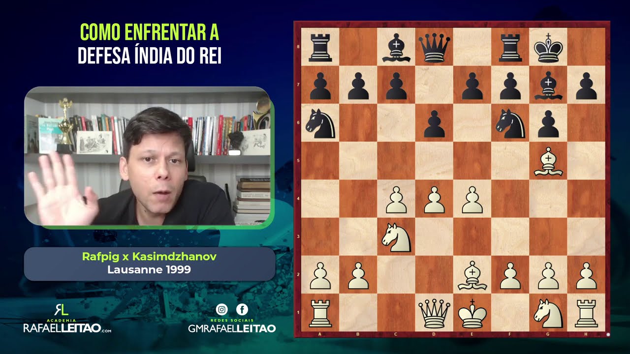Defesa ÍNDIA DO REI! Aprendendo aberturas de xadrez!! 