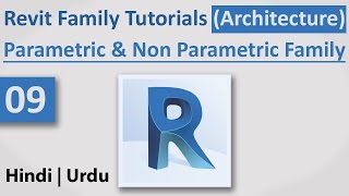 09-Parametric&NonParametricFamily | Autodesk Revit Architecture Family Full Tutorials | Hindi | Urdu