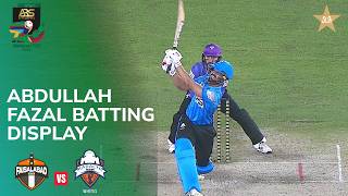 Abdullah Fazal Batting | Faisalabad vs Karachi | M02 | ABS Developers National T20 Cup 2026 | MZA1T