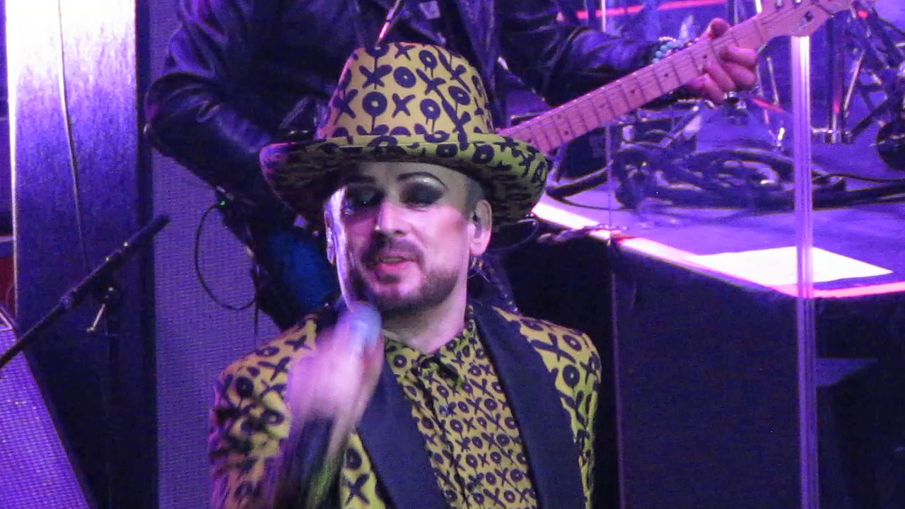 Boy George (with Culture Club) singing 