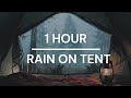 Rain Sounds for Deep Sleep in Tent | Calming Rain Ambience for Relaxation