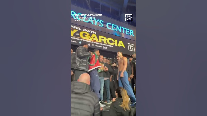 DEVIN HANEY AND RYAN GARCIA FACE OFF 😤⚔️