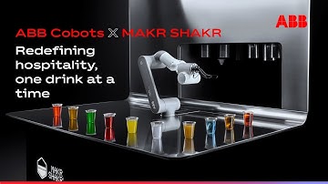 ABB cobots x MAKR SHAKR : Redefining hospitality, one drink at a time