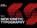 New Kinetic Typography v.2 | After Effect tutorial